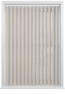Sorrento (Blackout), Stone - Vertical Blind